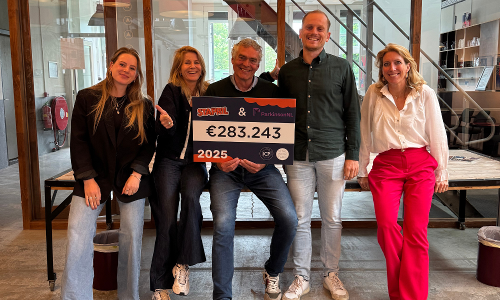 Wat een succes: Stapril 2025 levert €283.243 op voor ParkinsonNL